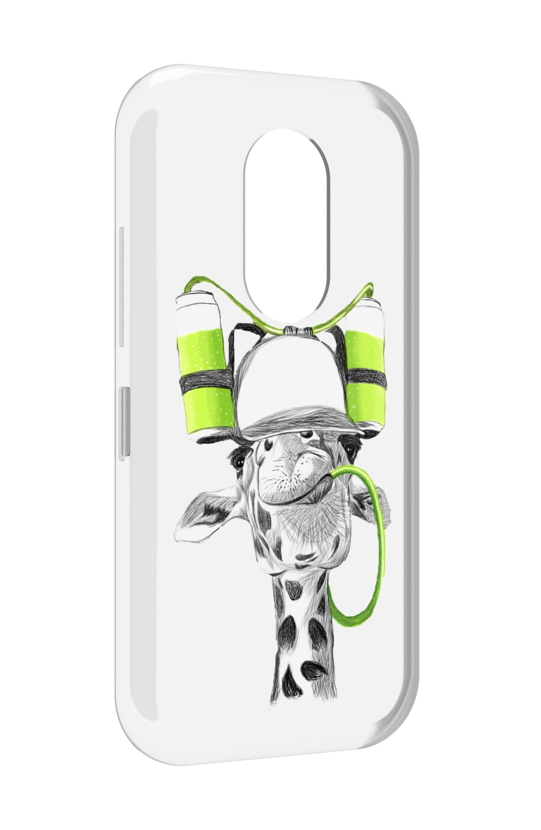 

Чехол MyPads Жираф для Doogee S61 / S61 Pro, Прозрачный, Tocco