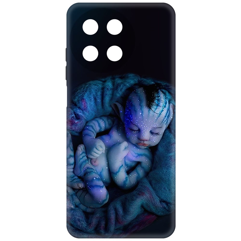 

Чехол-накладка Krutoff Soft Case Аватар - Малышка для Realme 11 4G черный