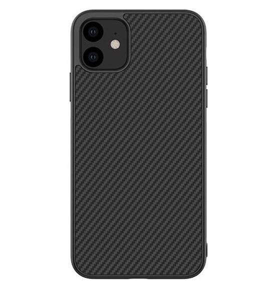 фото Чехол nillkin synthetic fiber для iphone 11, черный карбон