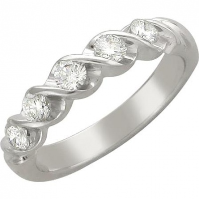 

Кольцо из серебра с фианитом р. 17 Эстет 01К155605, 01К155605