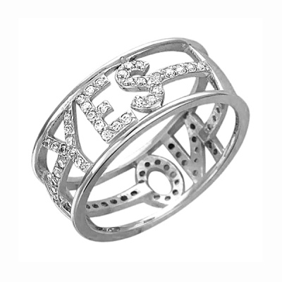 

Кольцо из серебра р. , Эстет 01К155807, фианит, 01К155807