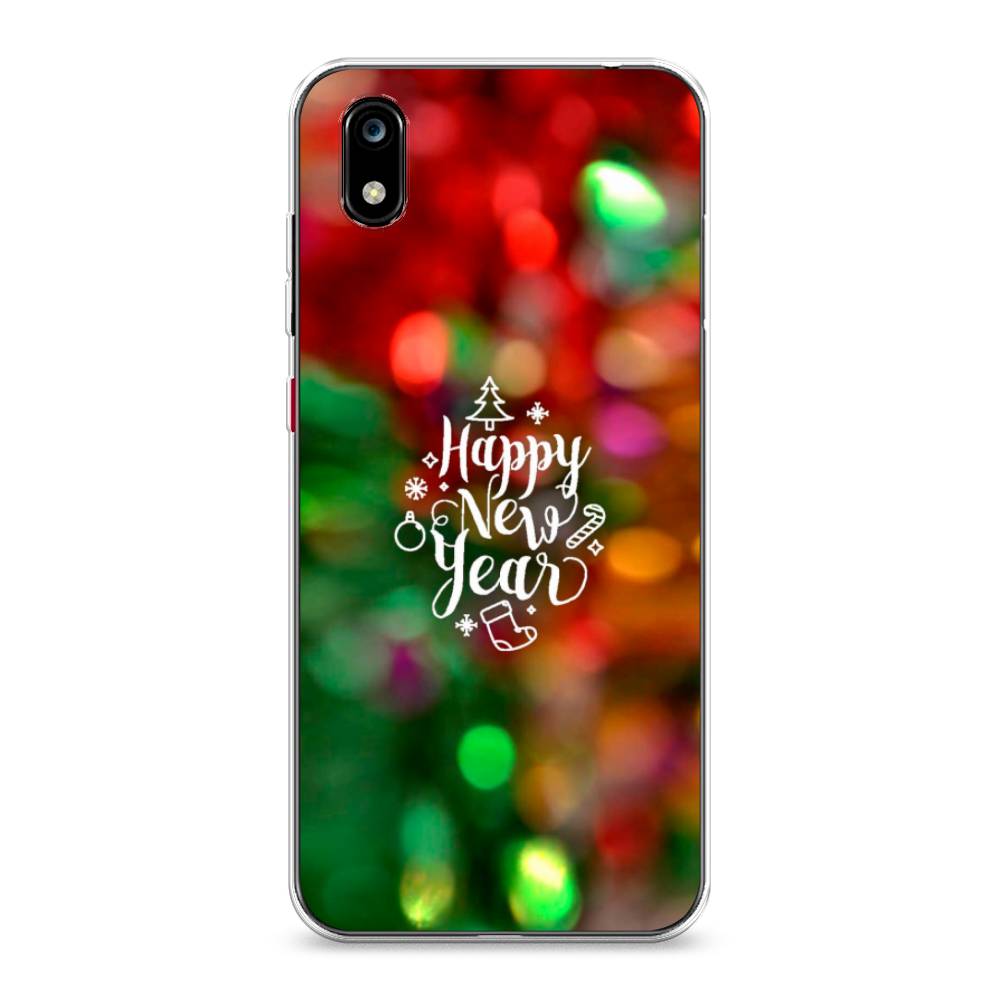 

Чехол на ZTE Blade A7 2019 "Новый Год на елке", Зеленый;красный;желтый, 133150-5