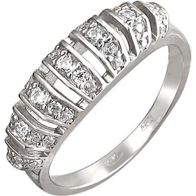 

Кольцо из серебра р. 19 Эстет 01К1510638, фианит, 01К1510638