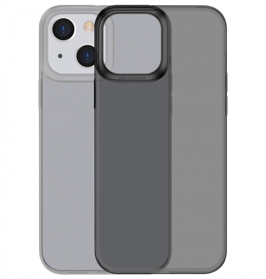 фото Чехол baseus simple case tpu для iphone 13, черный