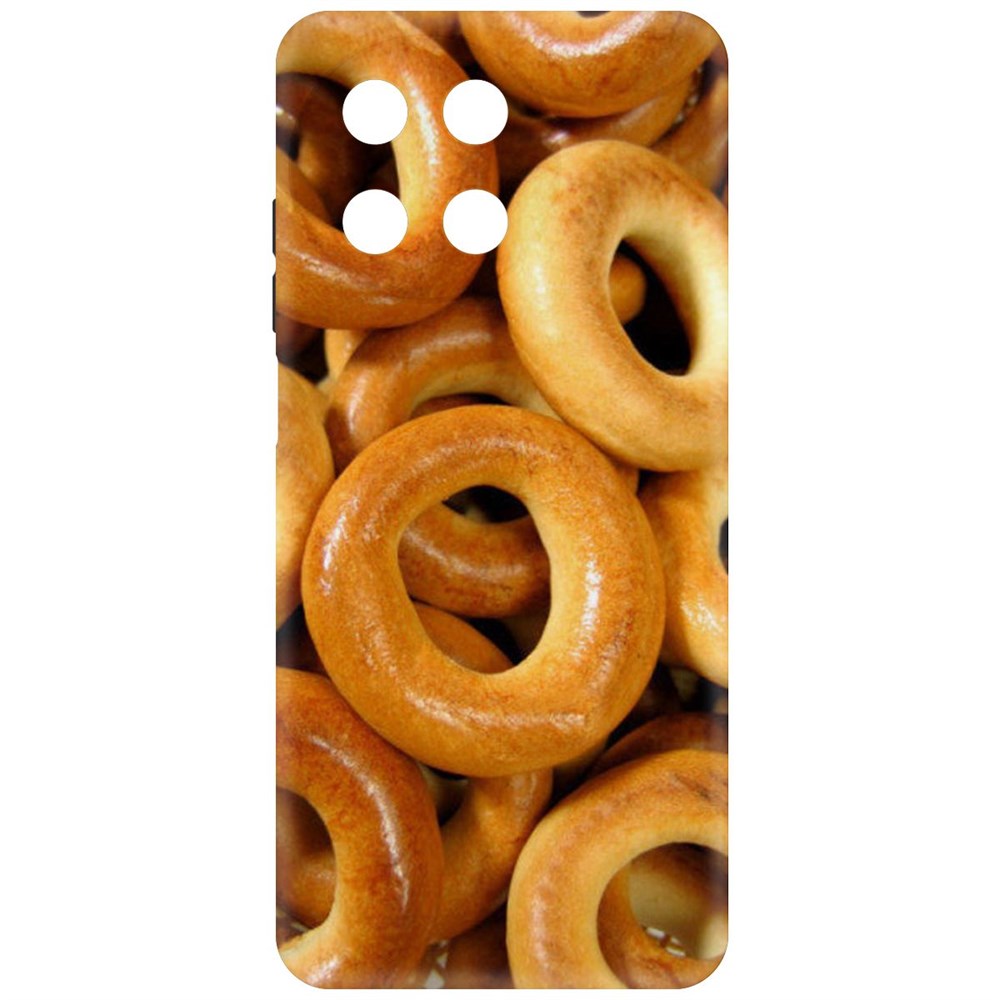 

Чехол-накладка Krutoff Soft Case Сушки для Realme 11 4G черный