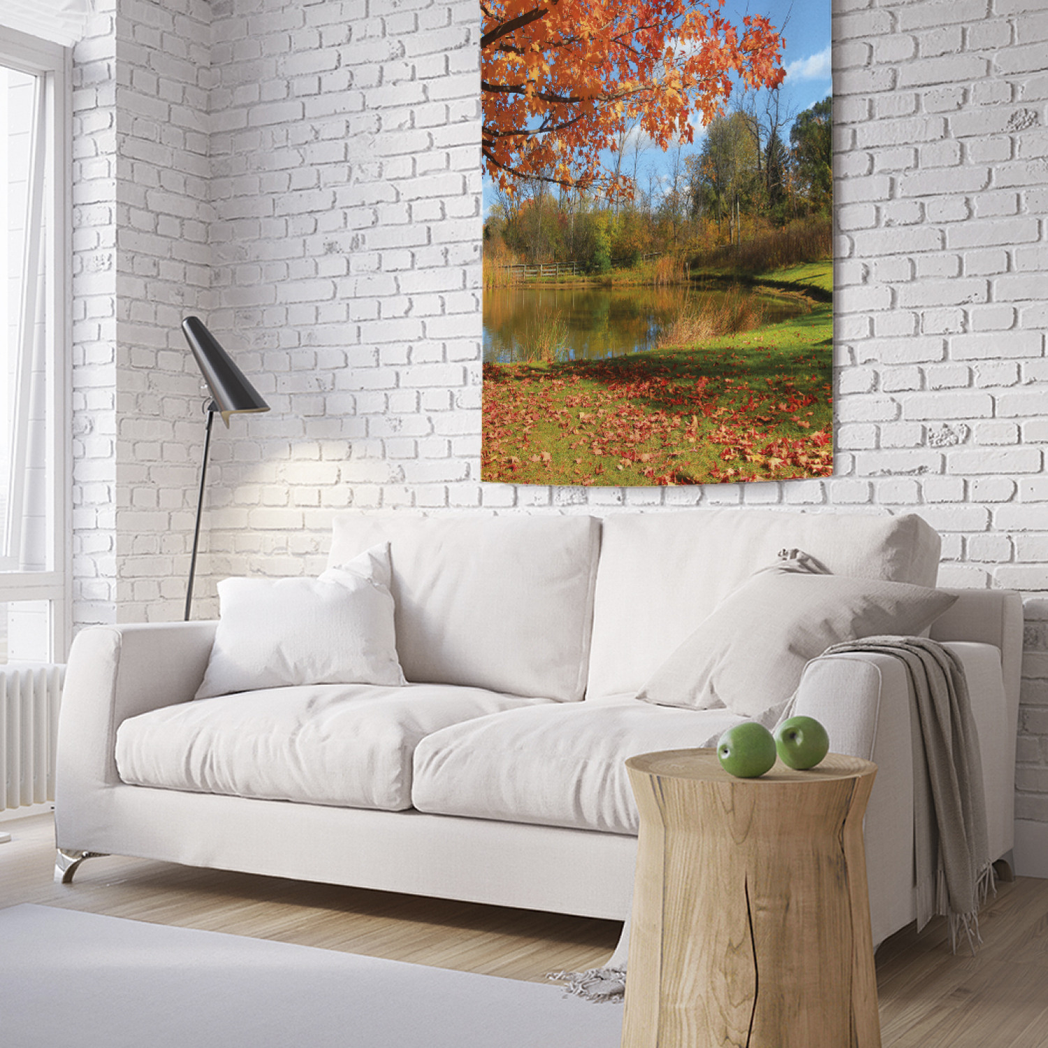 

Вертикальное фотопанно на стену JoyArty Осенние ветки 100x150 см, Осенние ветки