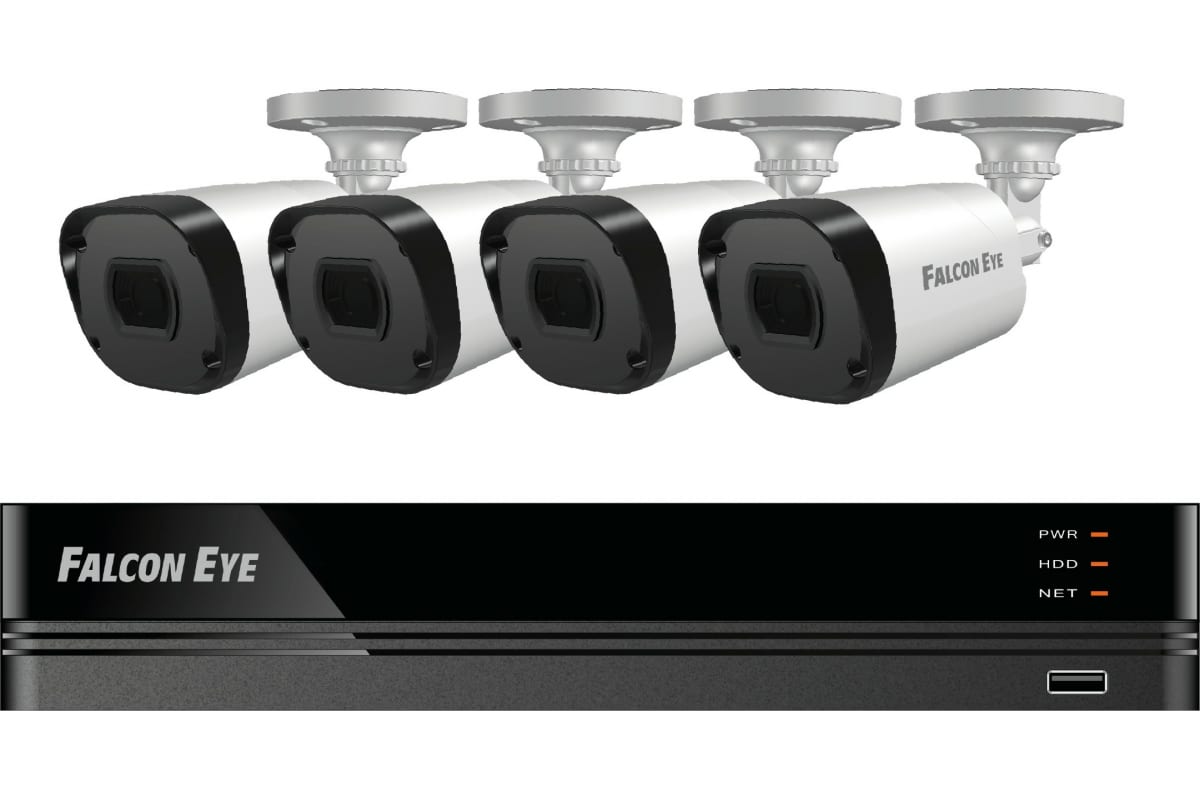 

Цифровые камеры Falcon Eye FE-104MHD KIT ДАЧА SMART Комплект видеонаблюдения. Гибридный ре, FE-104MHD KIT DACHA SMART