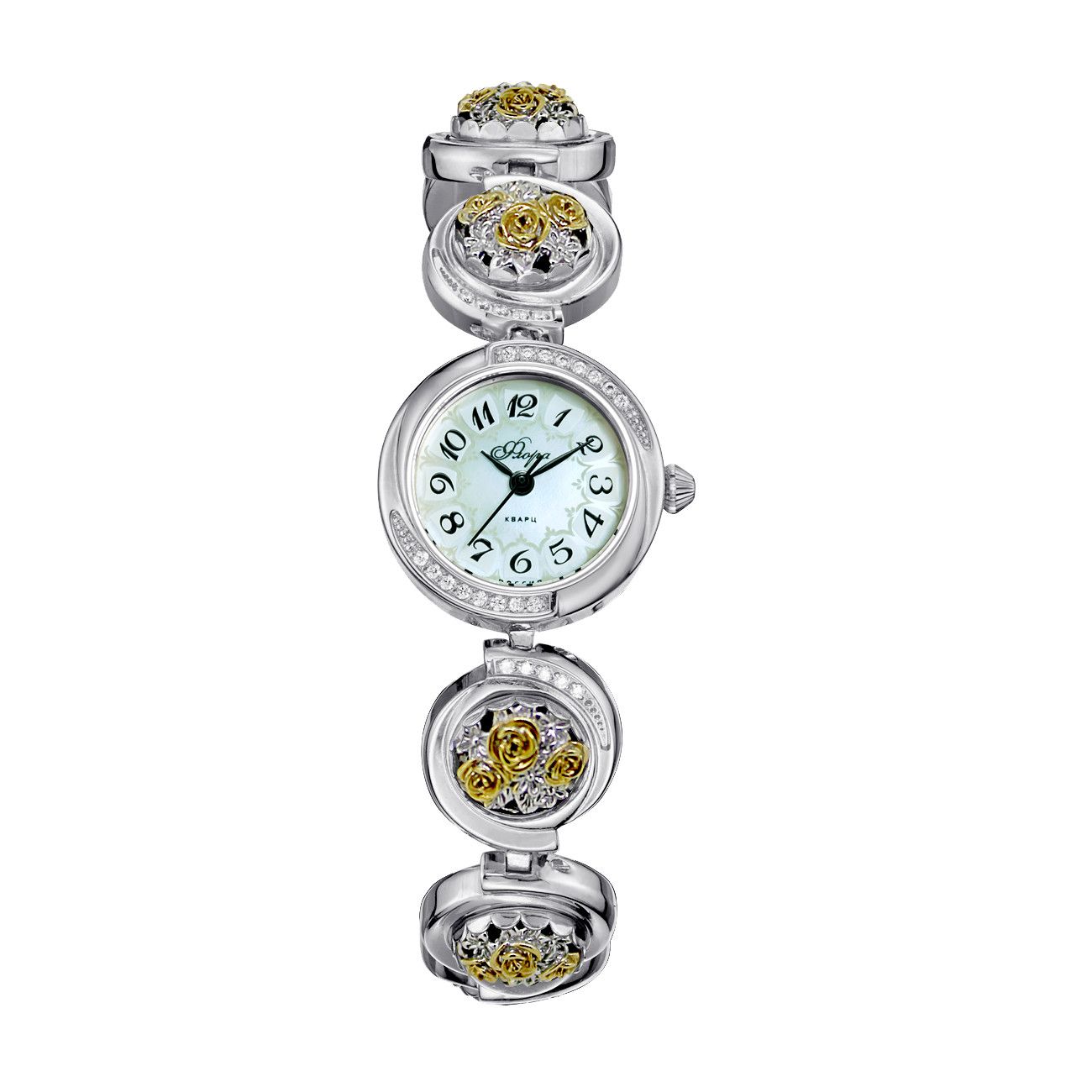 

Наручные часы женские Flora 1138S1-B6B1 серебристые, 1138S1-B6B1