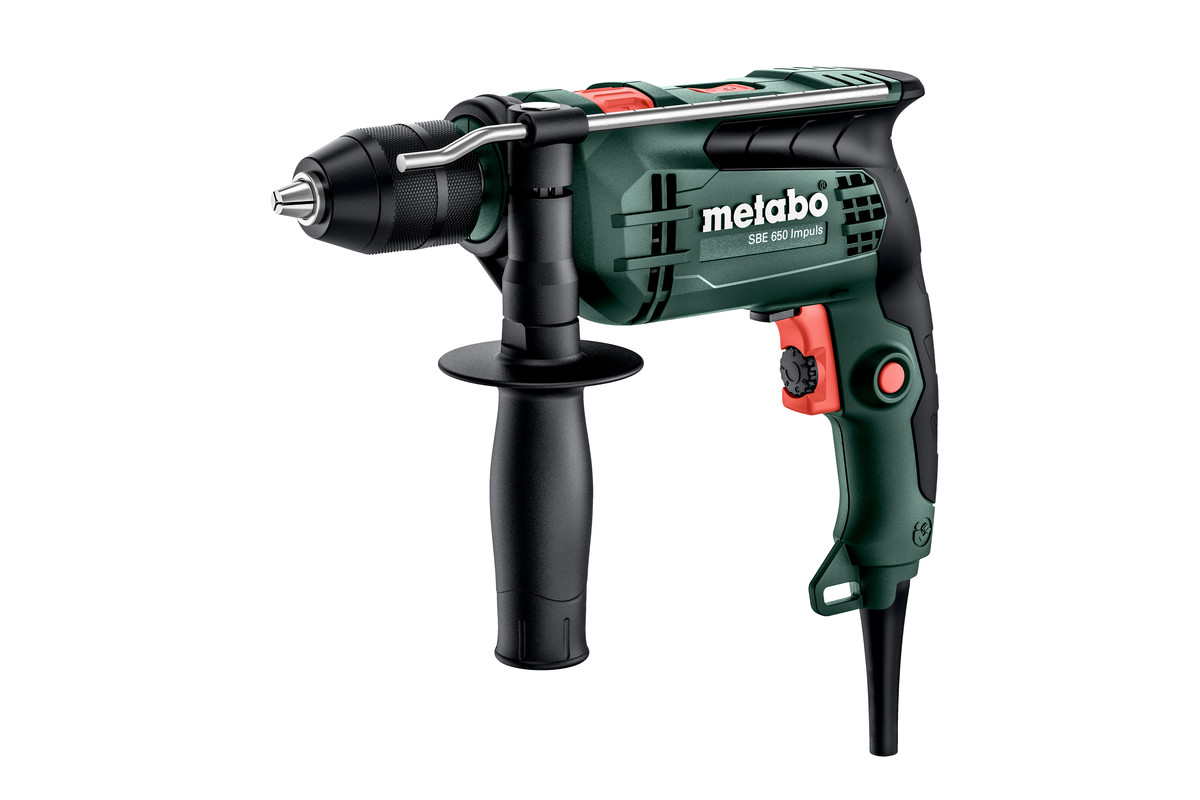 Дрель ударная Metabo SBE 650 Impuls 320Вт патронбыстрозажимной реверс кейс в комплекте 1156900₽