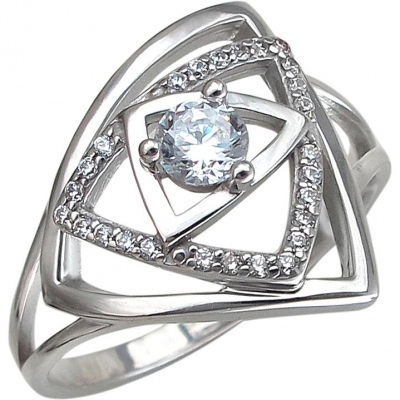 

Кольцо из серебра р. , Эстет 01К1510402, фианит, 01К1510402