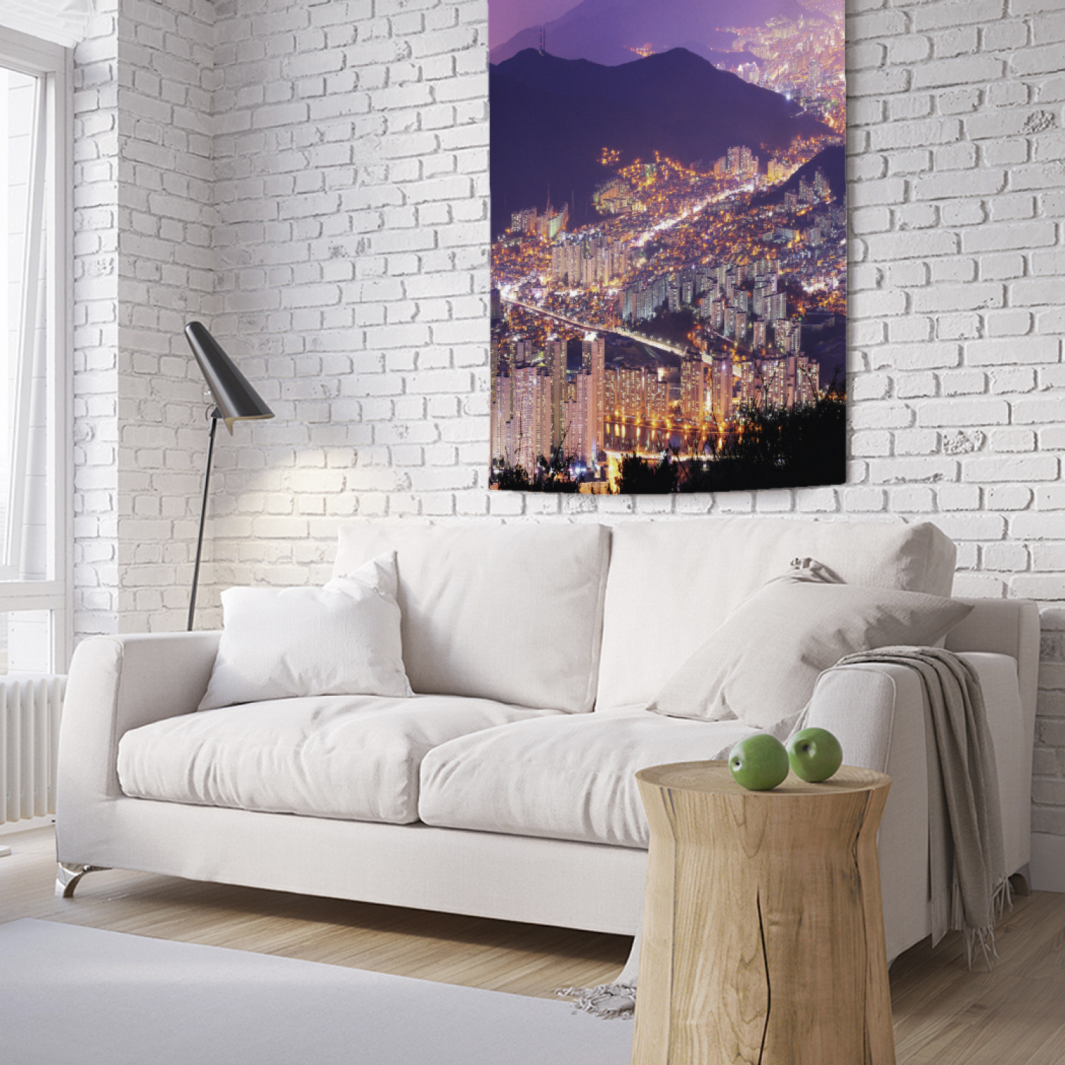 

Вертикальное фотопанно на стену JoyArty Город в горах 100x150 см, Город в горах