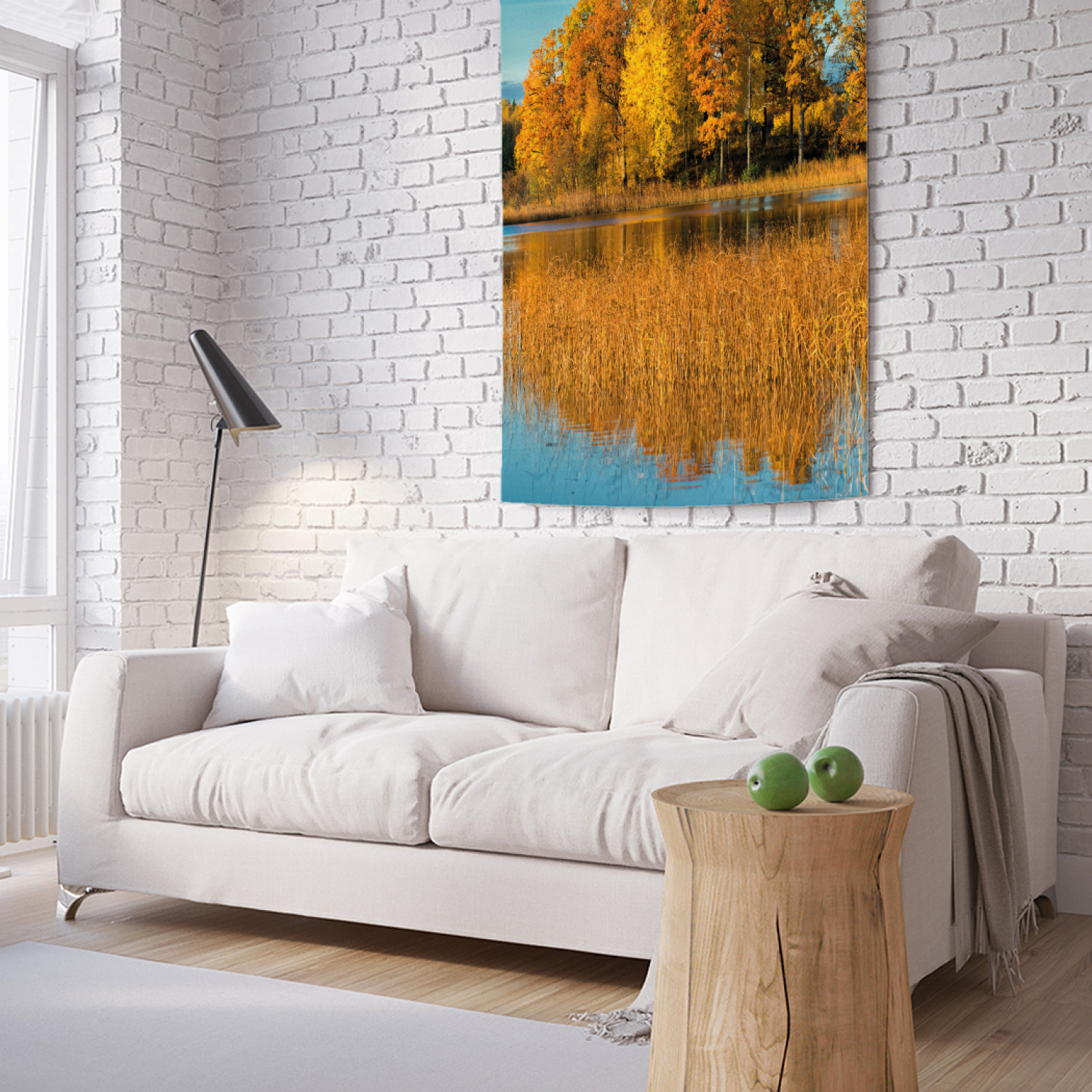 

Вертикальное фотопанно на стену JoyArty Осенняя осока 100x150 см, Осенняя осока