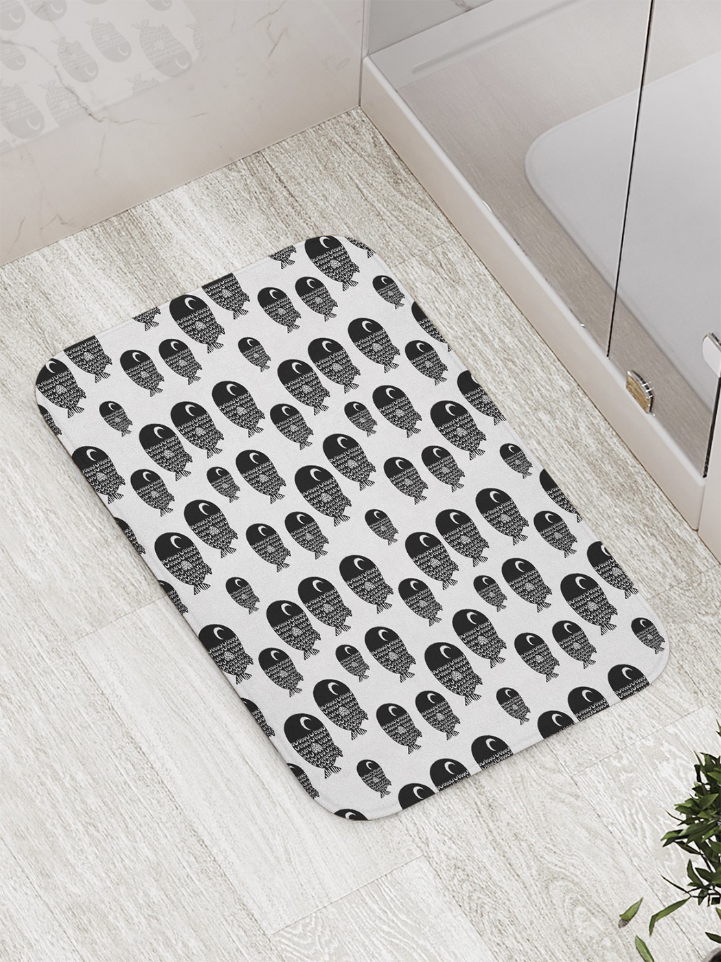 

bath_61334 Коврик противоскользящий для ванной, сауны, бассейна, 77х52 см