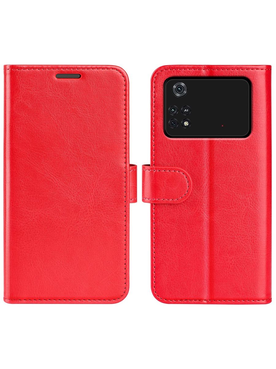 

Retro Чехол книжка для Poco M4 Pro 4G Черный