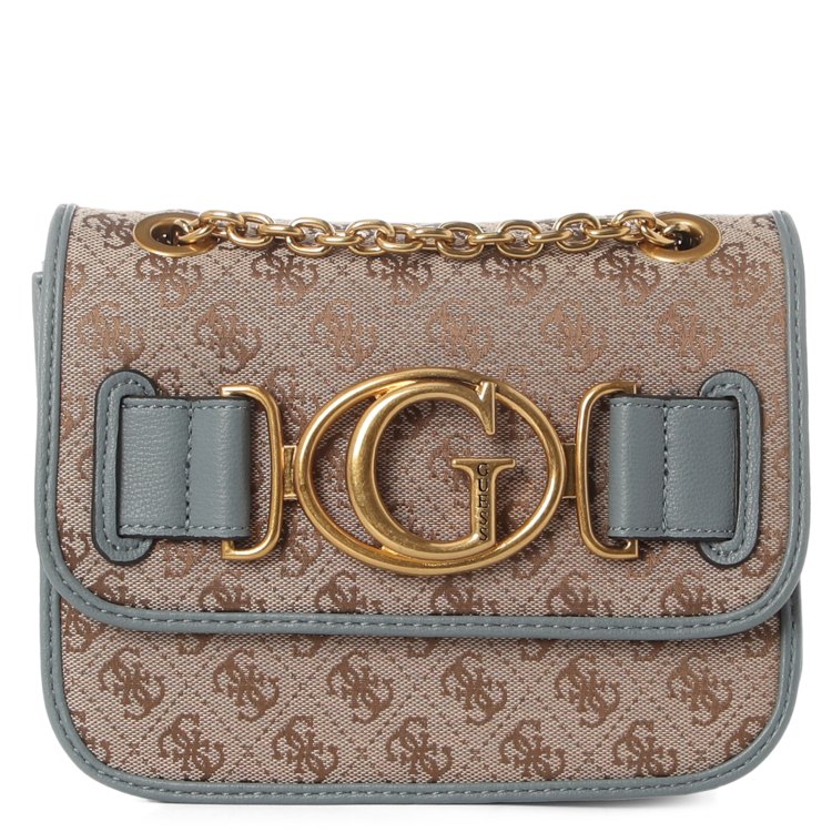 

Сумка кросс-боди женская Guess HWAILEP1416 бежевая-серая, HWAILEP1416