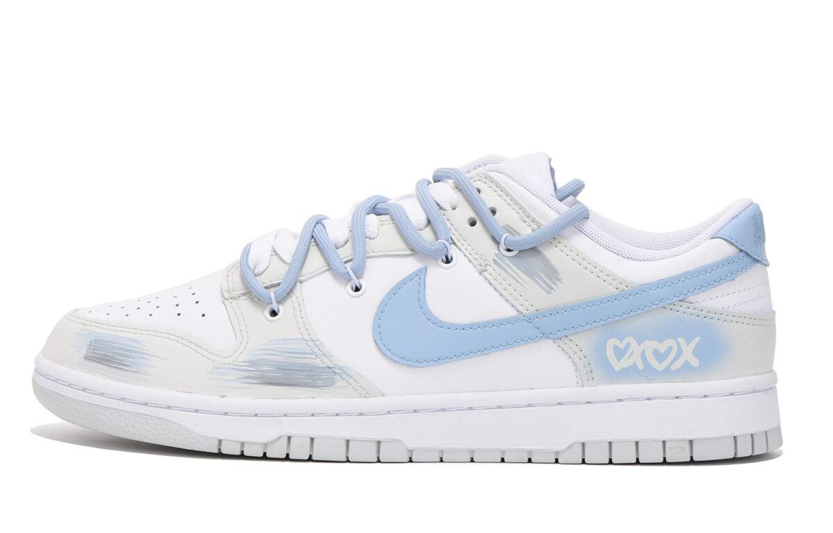 

Кеды унисекс Nike Dunk Low vibe белые 45 EU, Белый, Dunk Low vibe