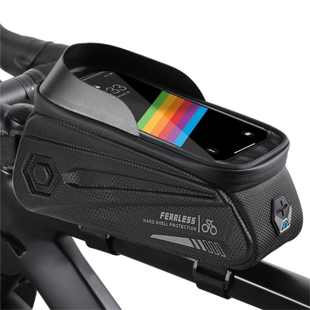 Велосипедная сумка для телефона West Biking, с доступом к сенсору до 7 дюймов, черная