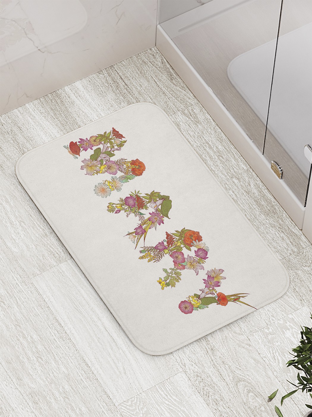 

bath_61272 Коврик противоскользящий для ванной, сауны, бассейна, 77х52 см