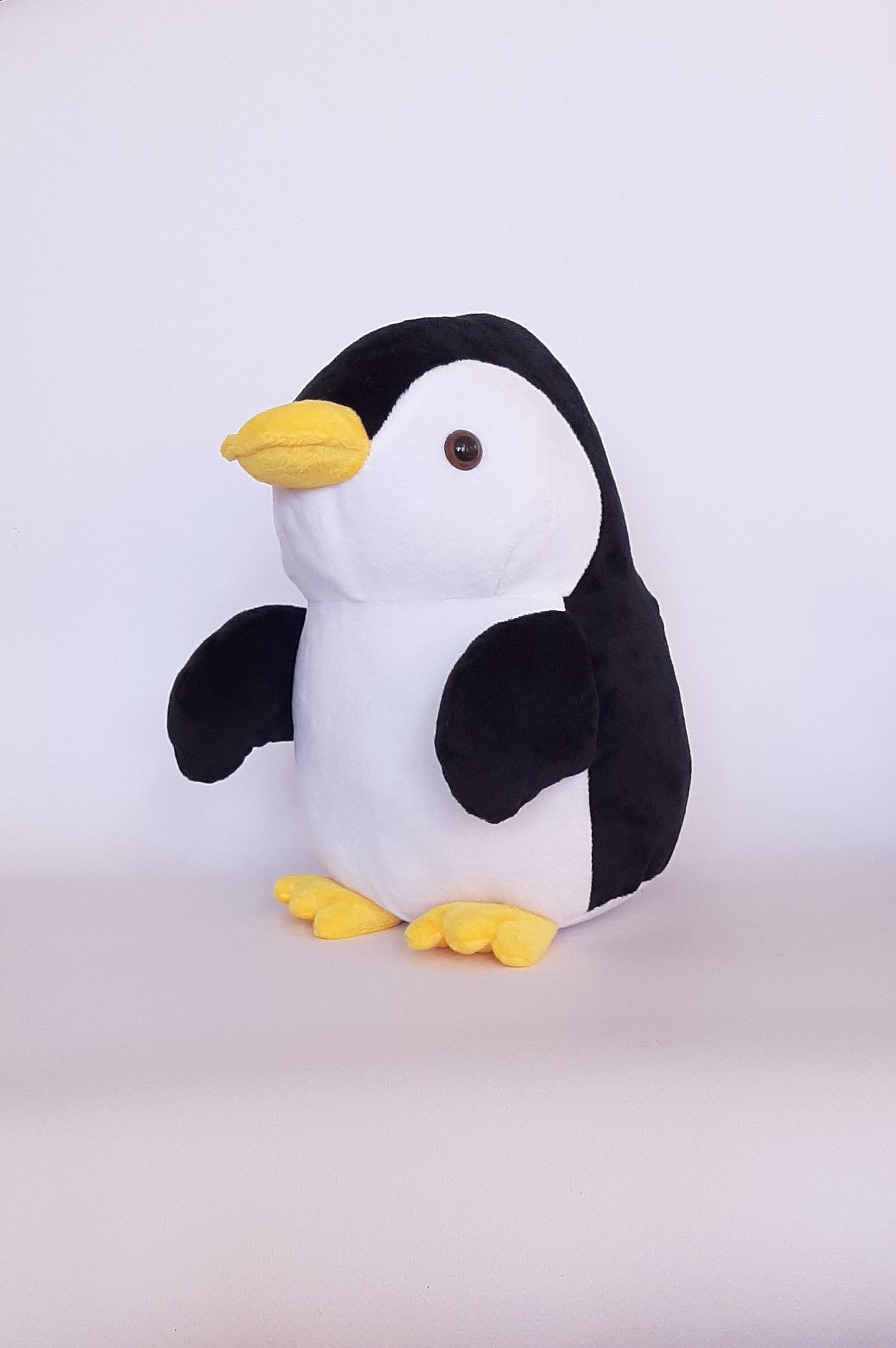 Мягкая игрушка Мишутка 93 Пингвин 20881Черно-белый