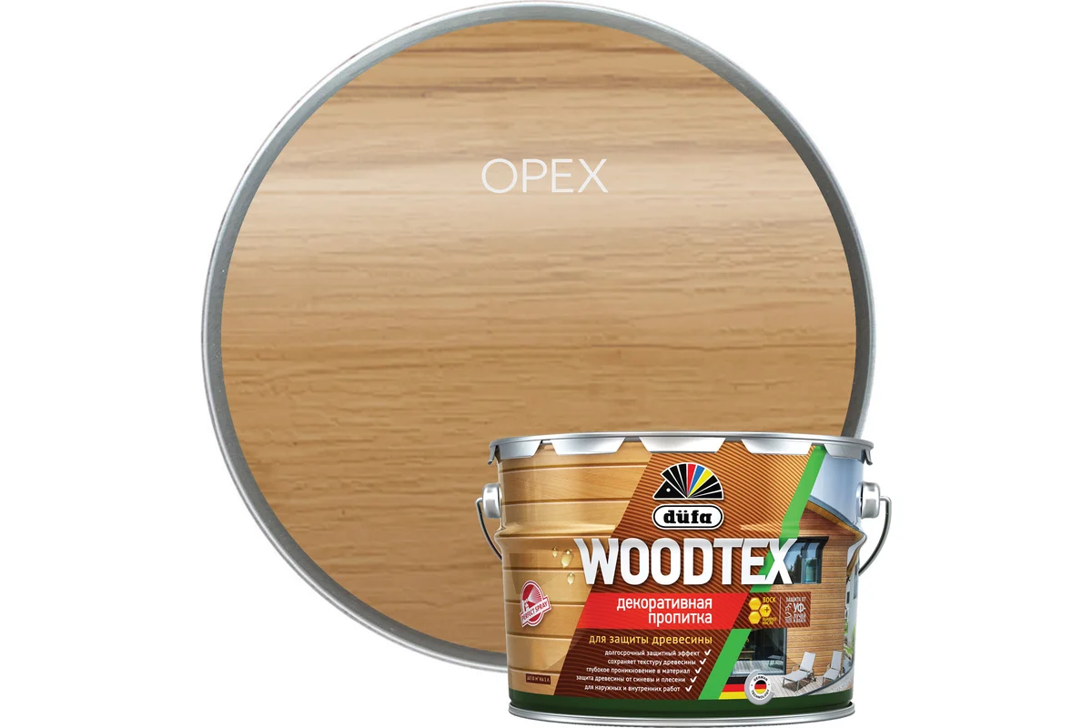 

Антисептик для дерева DUFA Woodtex орех 9л 78449, Антисептик для дерева Dufa Woodtex орех 9л