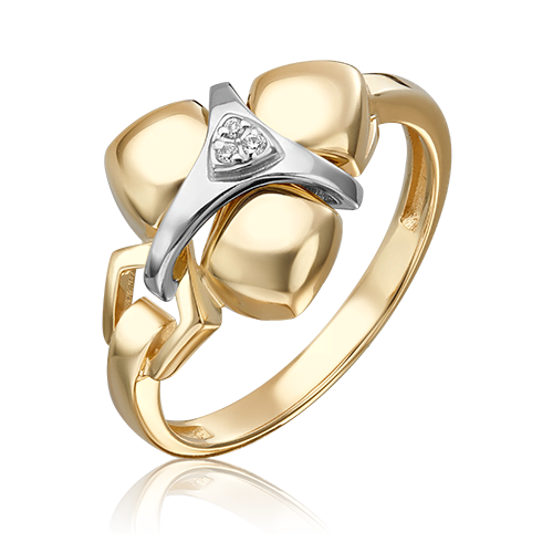 фото Кольцо из белого золота с бриллиантом р.18 platina jewelry 01-5601-00-101-1121