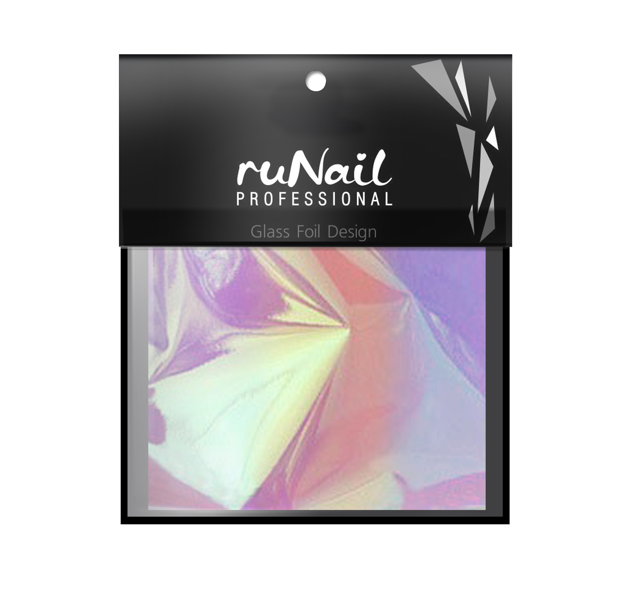 

Фольга RUNAIL с эффектом Битое стекло радужный 4*100 см