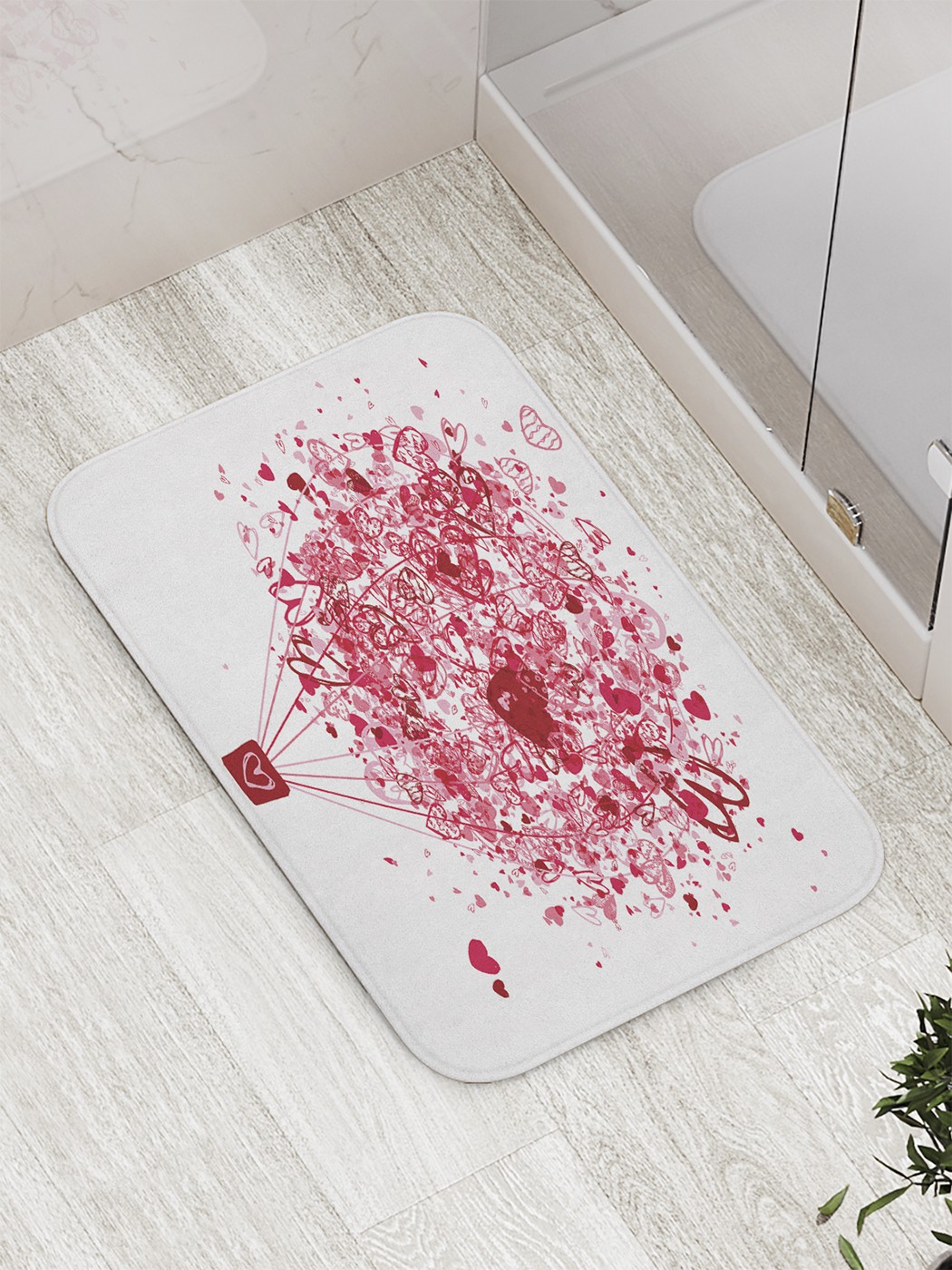 

bath_61097 Коврик противоскользящий для ванной, сауны, бассейна, 77х52 см