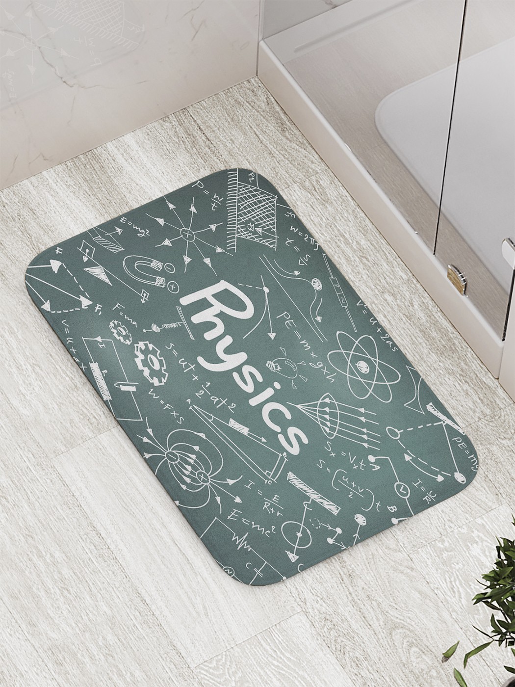 

bath_61086 Коврик противоскользящий для ванной, сауны, бассейна, 77х52 см