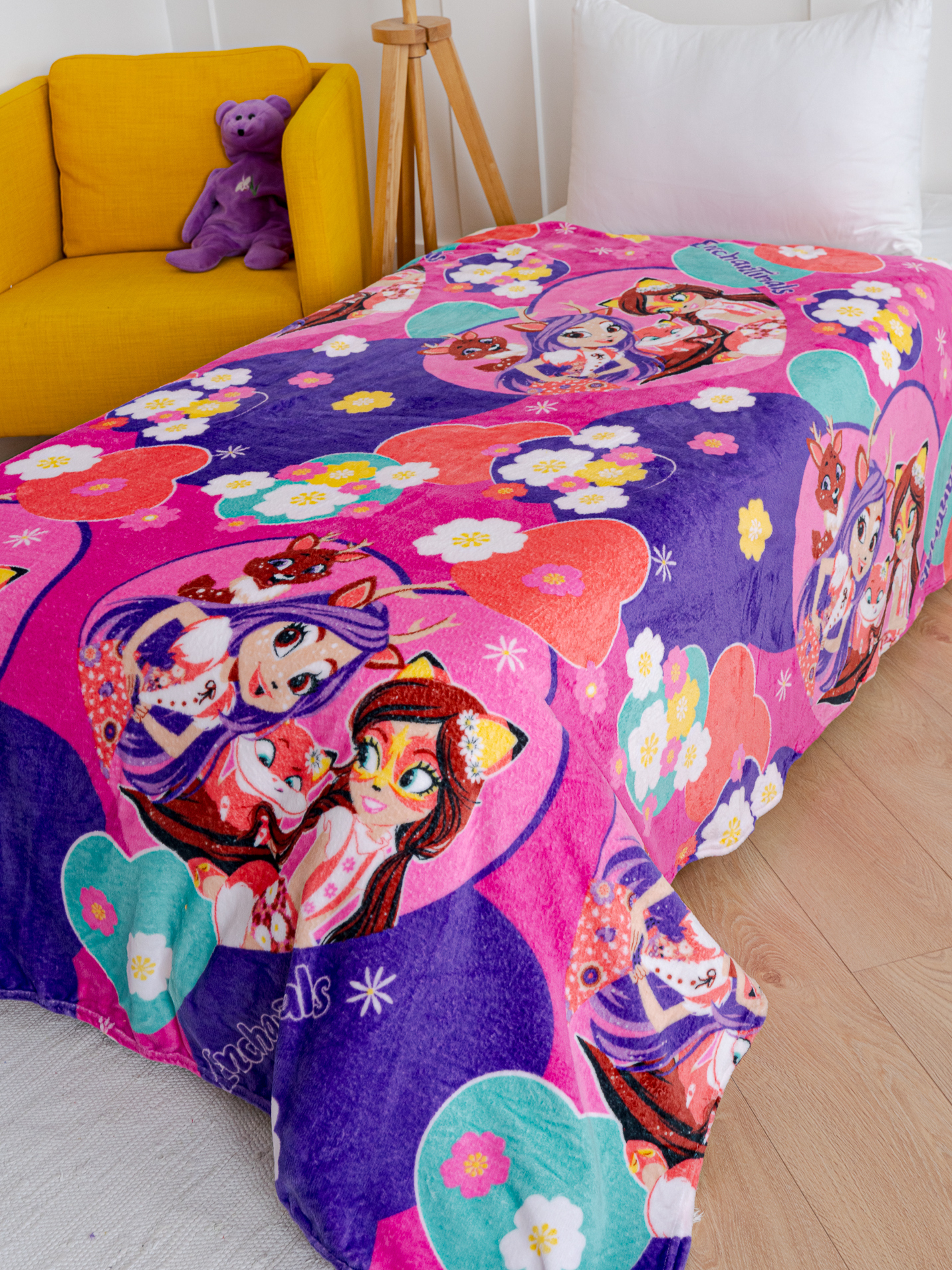 Плед Павлинка Enchantimals, 150х100