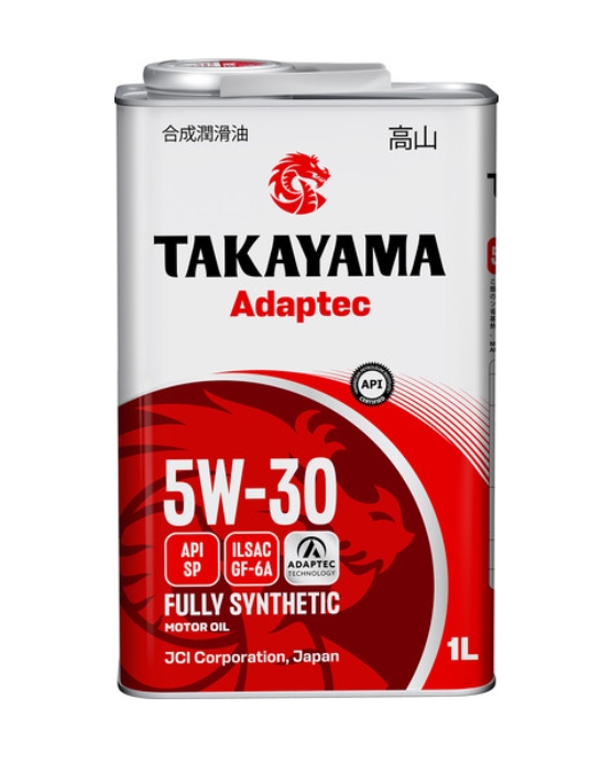 

Масло моторное Takayama Adaptec SAE 5W-30 ILSAC GF-6A API SP 1л (металл) 6056130