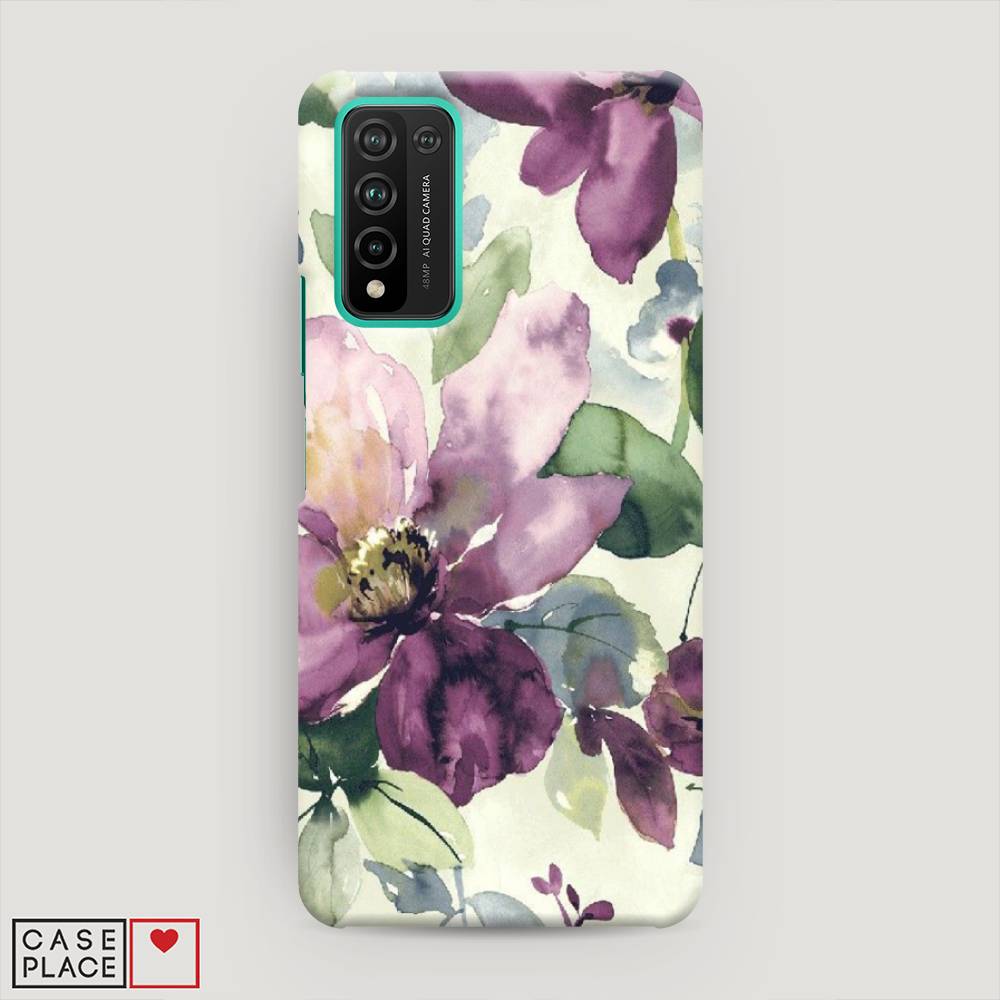 

Чехол Awog "Сиреневые цветы-акварель" для Honor 10X Lite, 6104620-7