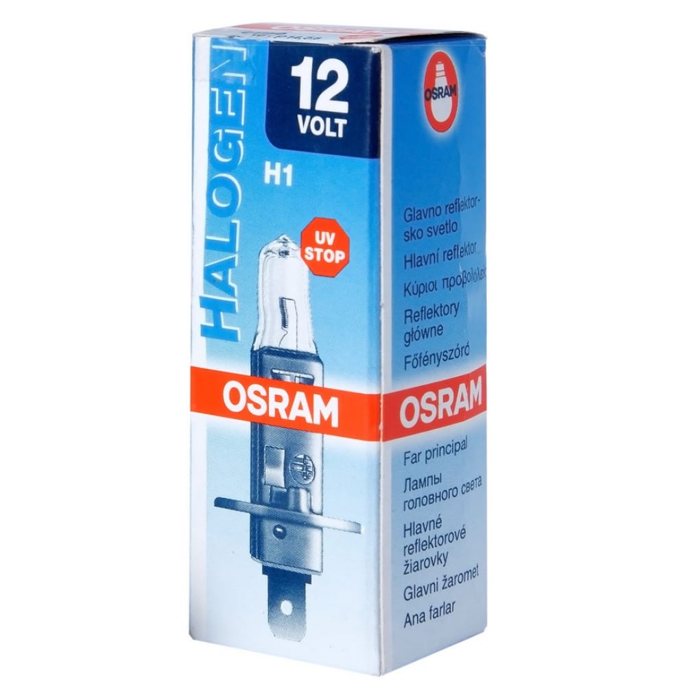 

Автолампа Osram H1 55 P14.5s 12V /1/10/100 HIT O-64150