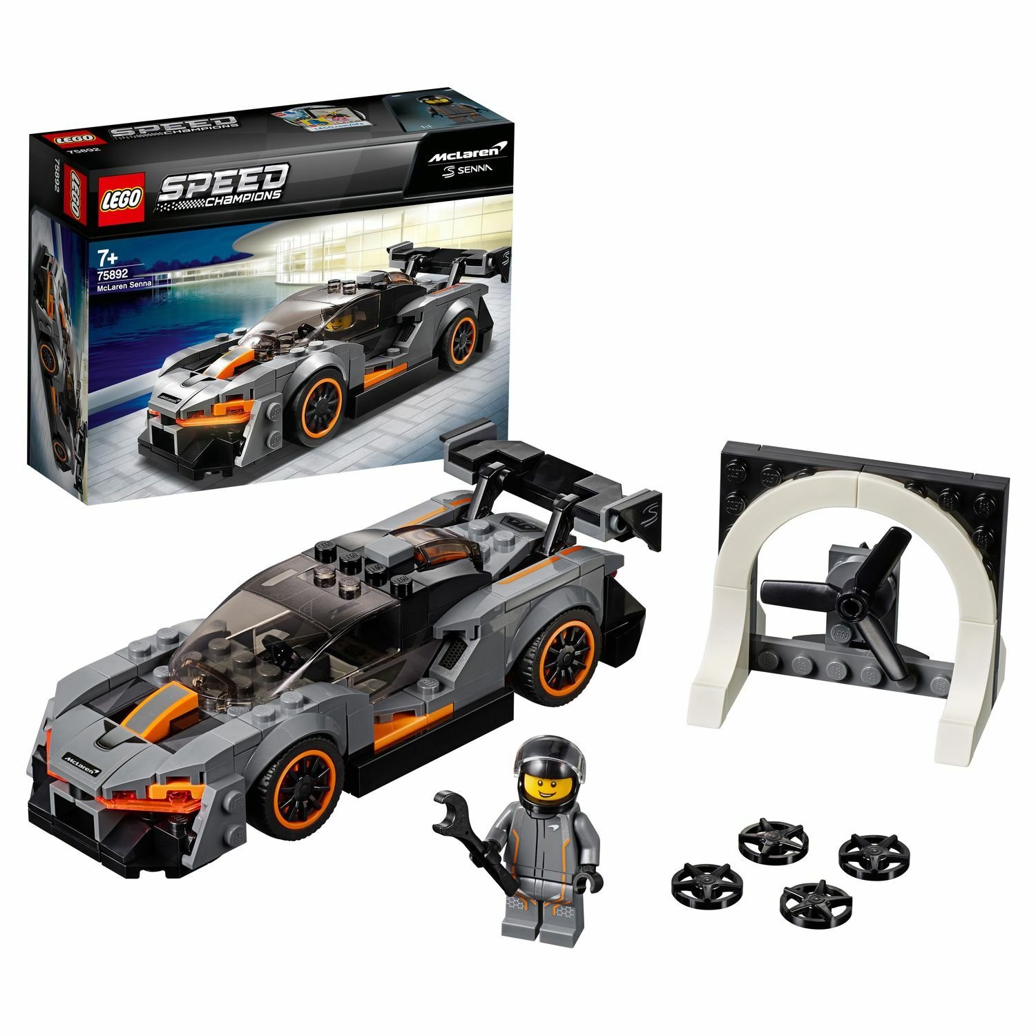 Конструктор Скоростные чемпионы Автомобиль McLaren Senna LEGO 75892