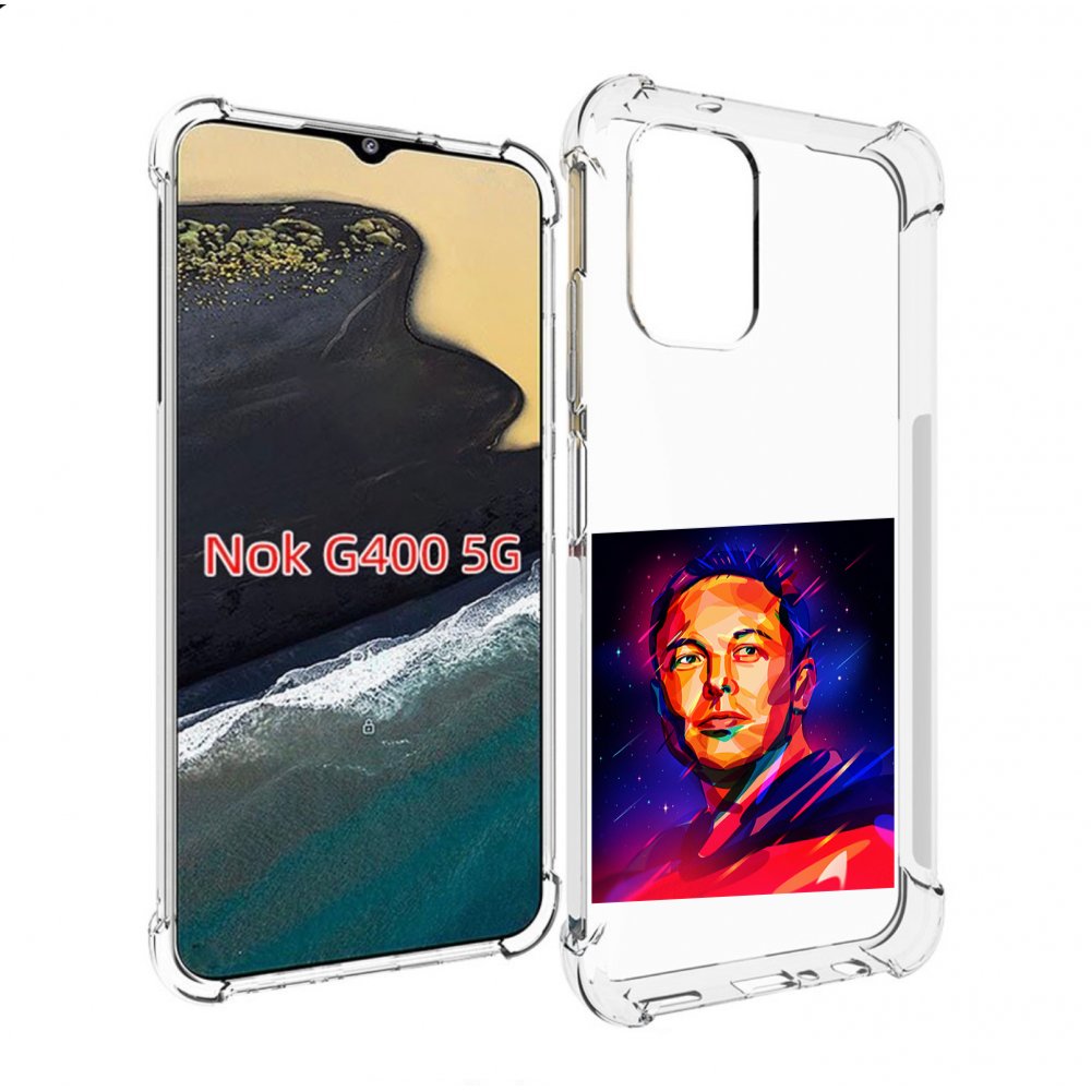 

Чехол MyPads Илон-Маск для Nokia G400 5G, Прозрачный, Tocco