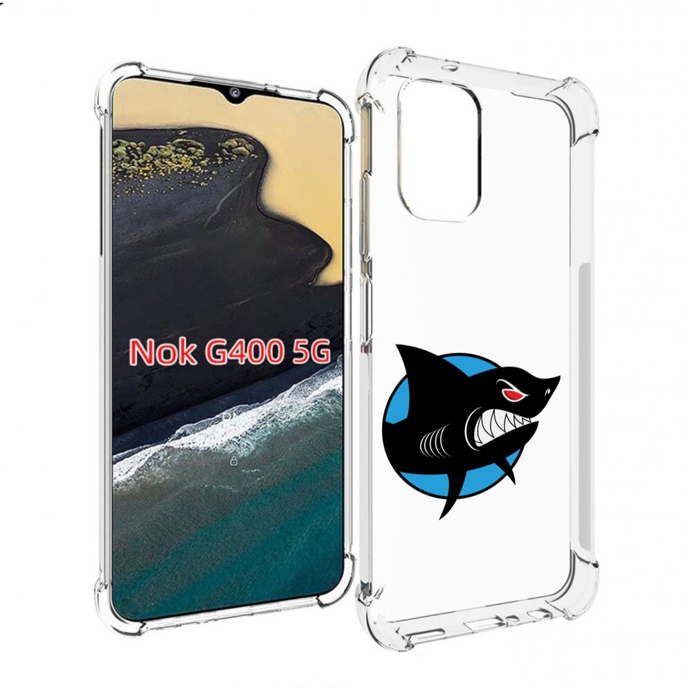 

Чехол MyPads Злая-акула для Nokia G400 5G, Прозрачный, Tocco