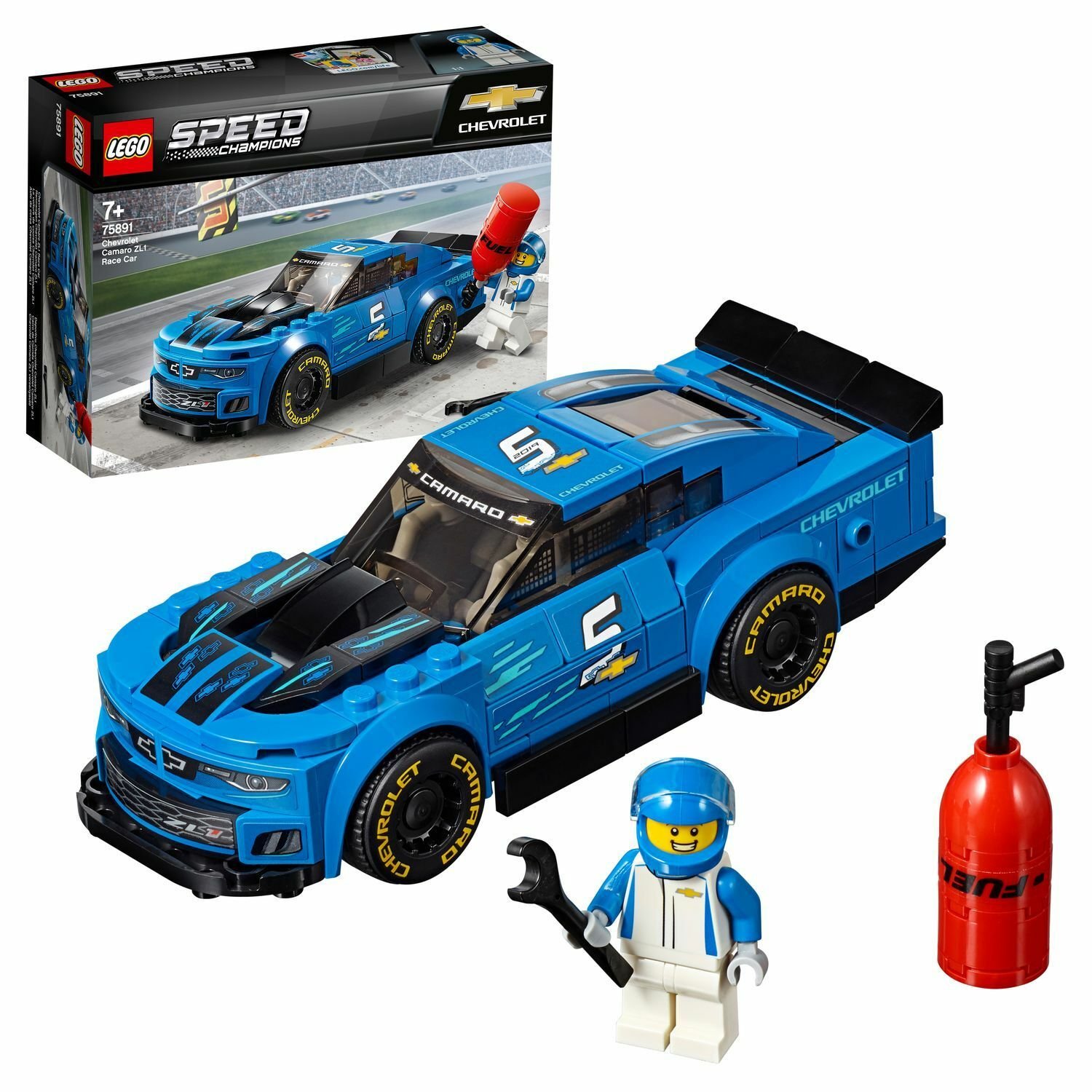 

Конструктор Гоночный автомобиль Chevrolet Camaro ZL1 LEGO 75891