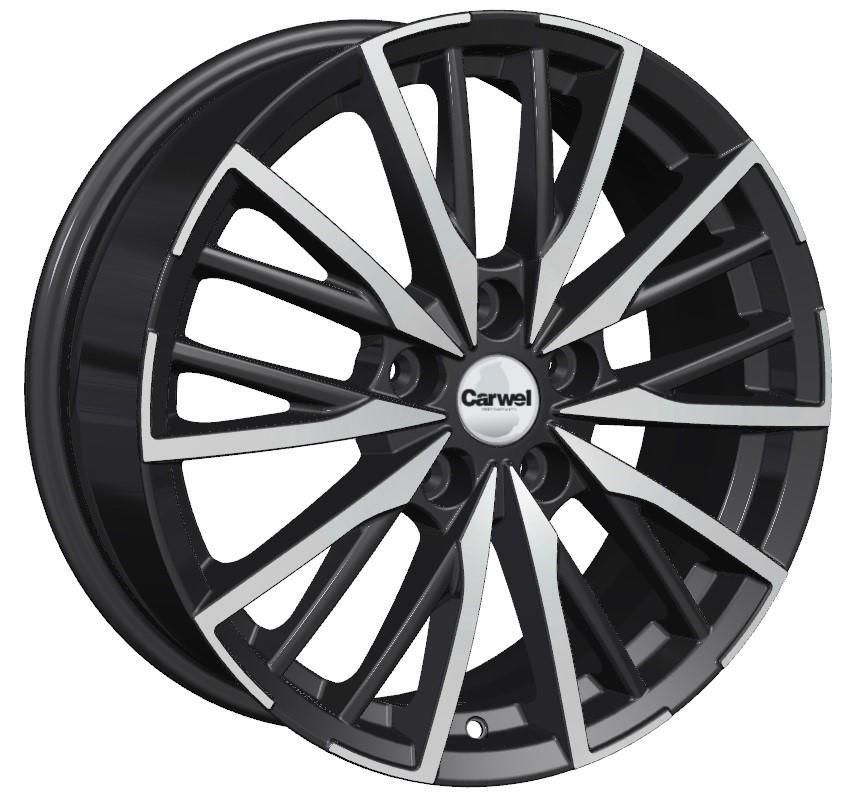 

Диск Carwel Агма 1719 (Sportage/ Tucson) 7,0x17 5/114,3 ET48,5 d-67,1 ABT (Арт.122232), Черный