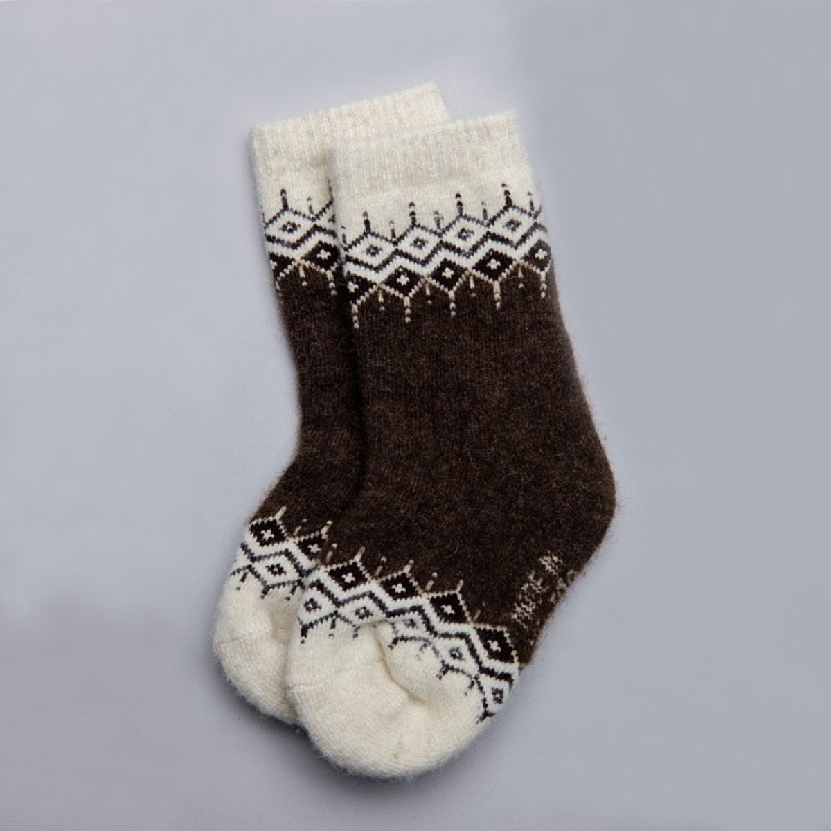 Детские носки из 100% монгольской шерсти Монголка 02152 размер 18-20