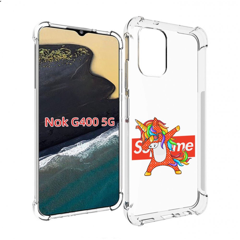 

Чехол MyPads Единорог-суприм для Nokia G400 5G, Прозрачный, Tocco