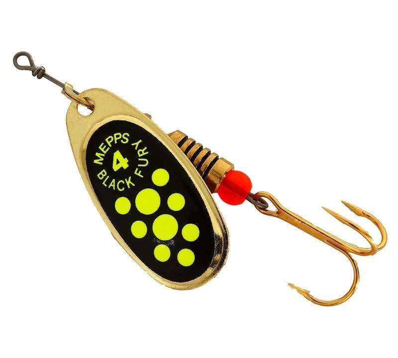 

Блесна Mepps Comet Black Fury №3 gold/fluo/chart, Желтый;золотистый, Comet Black Fury