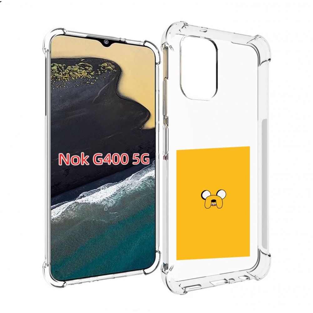 

Чехол MyPads Джейк-время-приключений для Nokia G400 5G, Прозрачный, Tocco