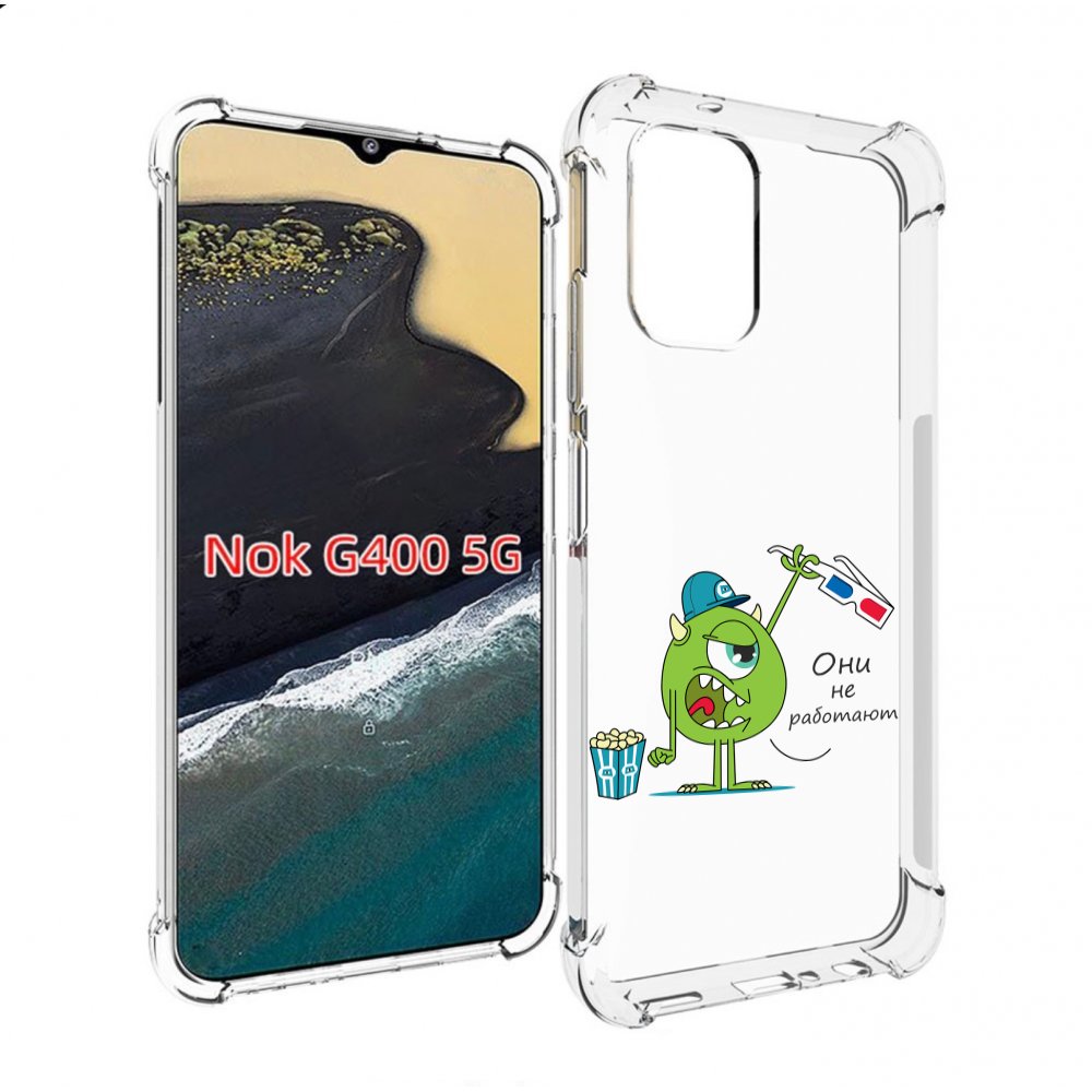 

Чехол MyPads Очки не работают для Nokia G400 5G, Прозрачный, Tocco