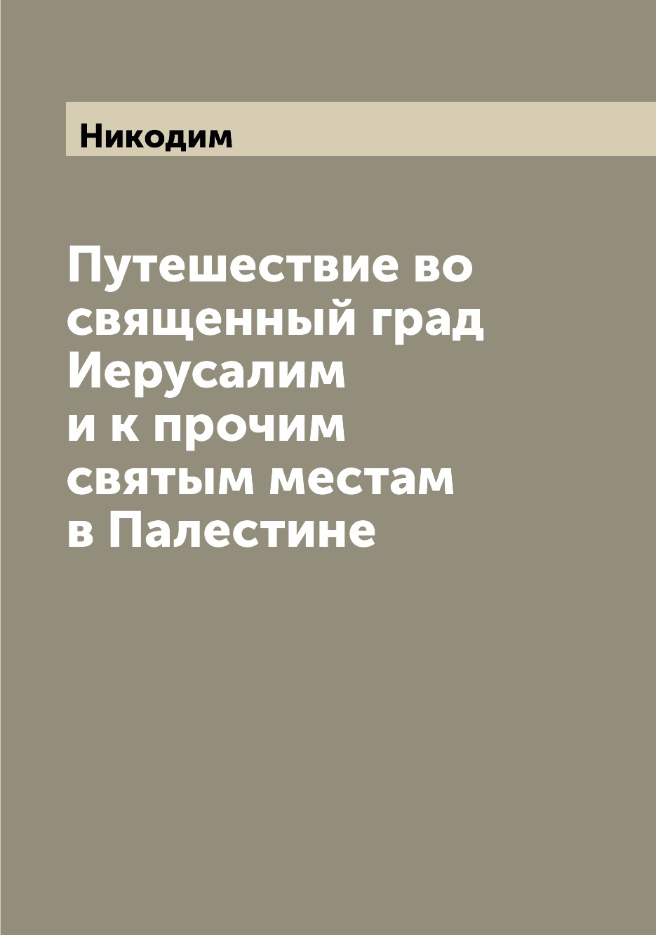 фото Книга путешествие во священный град иерусалим и к прочим святым местам в палестине archive publica