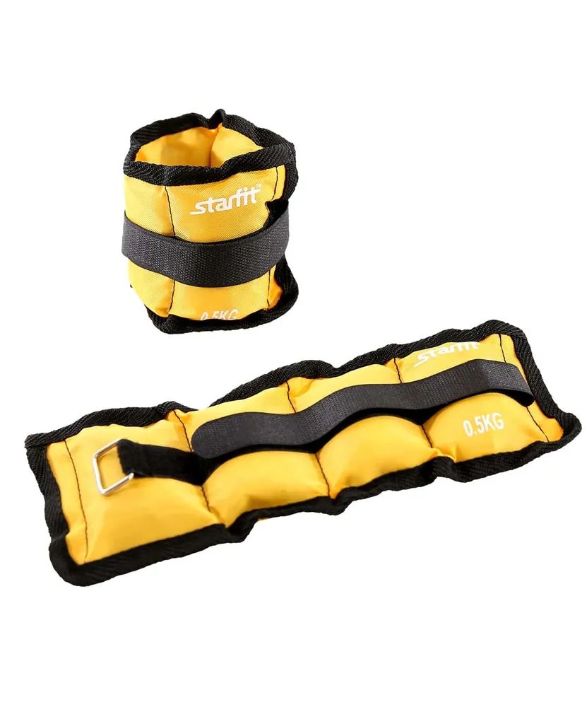 

Утяжелитель StarFit WT-401 2x0,5 кг, желтый, WT-401