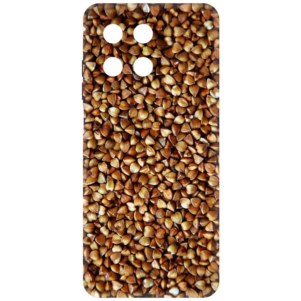 

Чехол-накладка Krutoff Soft Case Гречка для Realme 11 4G черный