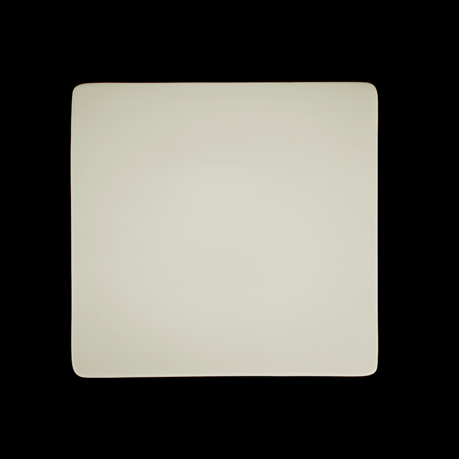 фото Блюдо квадратное 10'' 255мм плоское "chan wave quadro" ivory lq-qd0398b nobrand