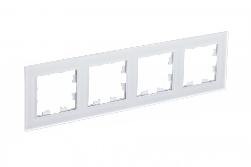 

Рамка 4 поста Schneider Electric AtlasDesign Nature Матовое белый 5шт, ATN330104.5