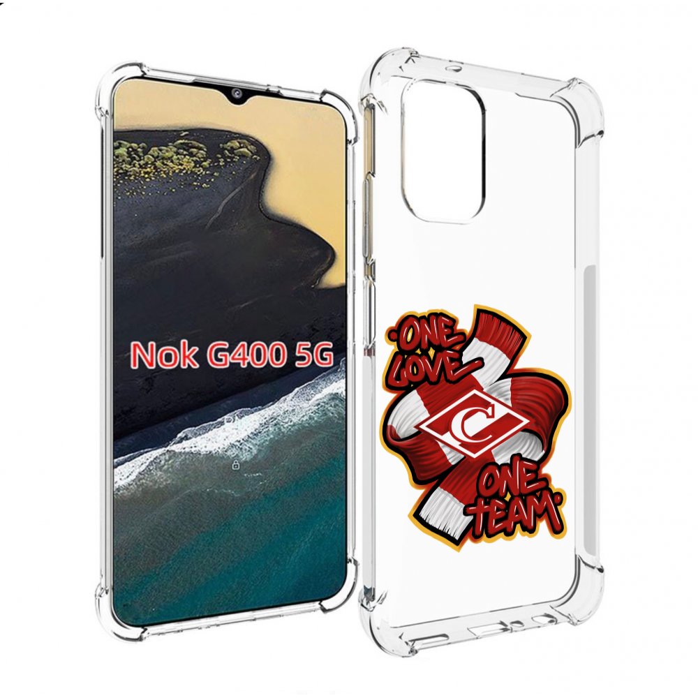 

Чехол MyPads Одна любовь-Спартак для Nokia G400 5G, Прозрачный, Tocco