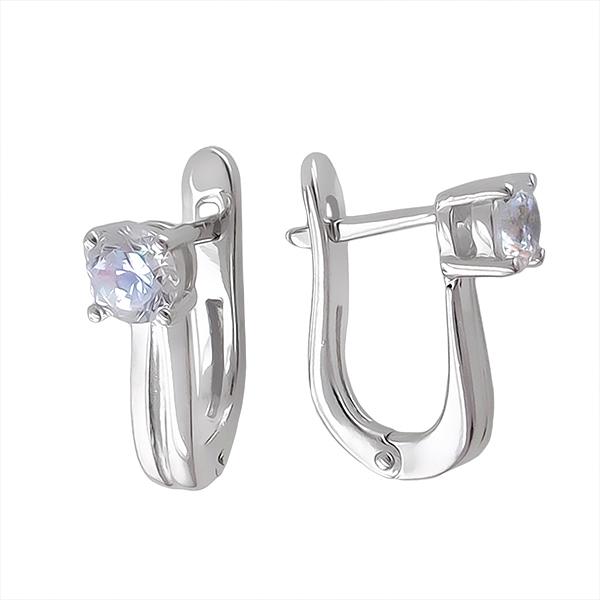 

Серьги из серебра Эстет 01С154542, фианит, 01С154542