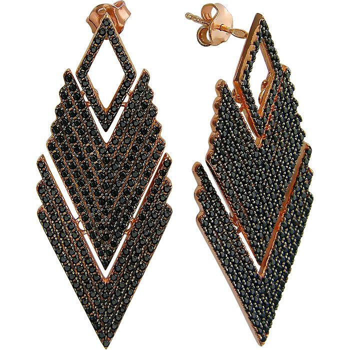

Серьги женские из серебра Эстет 01С2510018А, фианит, 01С2510018А
